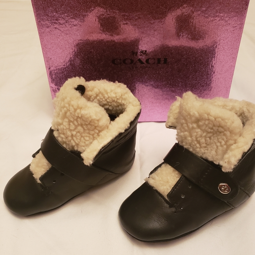 Coach unisex urban hiker baby booties